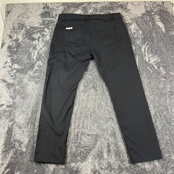 Blue Delta Custom Black Jeans USA Men's 35X27.5 Stretch Straight PF10 *Read - Picture 10 of 12